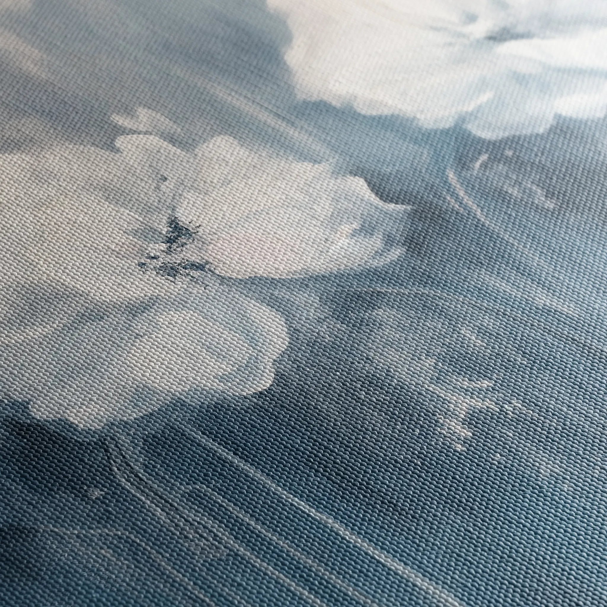 Floral 086 Canvas Art 18" x 24" / 45 x 60 cm / Black