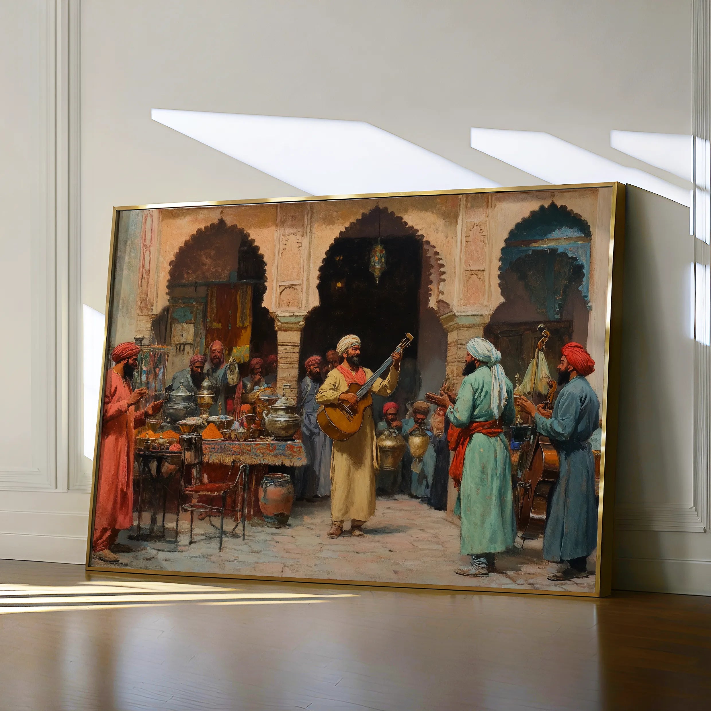 Orientalist 086 Canvas Art 18" x 24" / 45 x 60 cm / Black