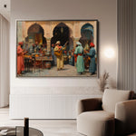 Orientalist 086 Canvas Art 18" x 24" / 45 x 60 cm / Black