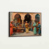 Orientalist 086 Canvas Art 18" x 24" / 45 x 60 cm / Black