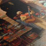 Orientalist 086 Canvas Art 18" x 24" / 45 x 60 cm / Black