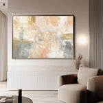 Abstract 087 Canvas Art 18" x 24" / 45 x 60 cm / Black