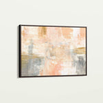 Abstract 087 Canvas Art 18" x 24" / 45 x 60 cm / Black