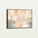 Abstract 087 Canvas Art 60 x 40 cm / Black