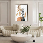 Boho 087 Canvas Art 18" x 24" / 45 x 60 cm / Black
