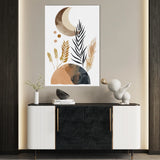 Boho 087 Canvas Art 18" x 24" / 45 x 60 cm / Black