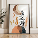 Boho 087 Canvas Art 60 x 40 cm / Black