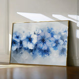 Floral 087 Canvas Art 18" x 24" / 45 x 60 cm / Black