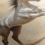 Horses 087 Canvas Art 60 x 40 cm / Black