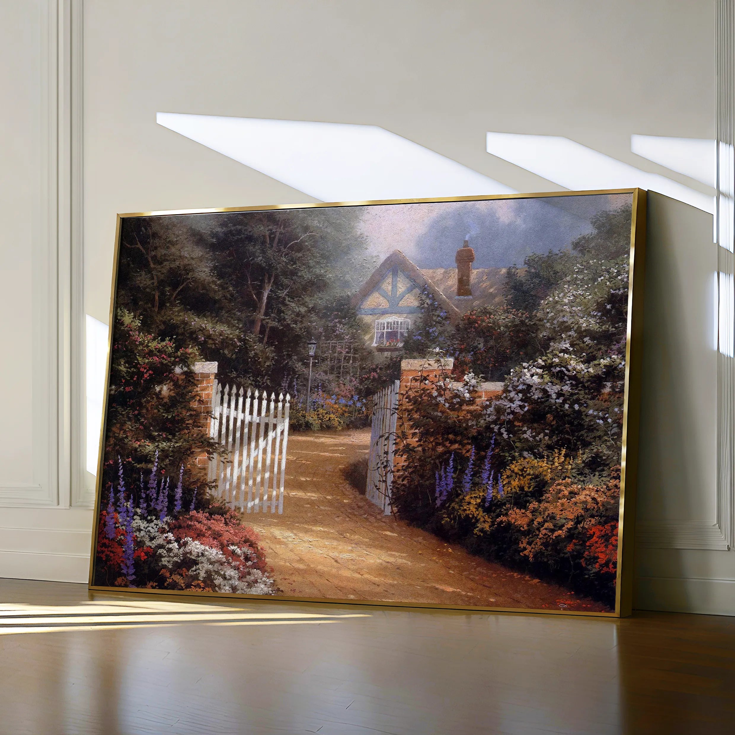 Landscape 087 Canvas Art 18" x 24" / 45 x 60 cm / Black