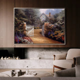 Landscape 087 Canvas Art 18" x 24" / 45 x 60 cm / Black