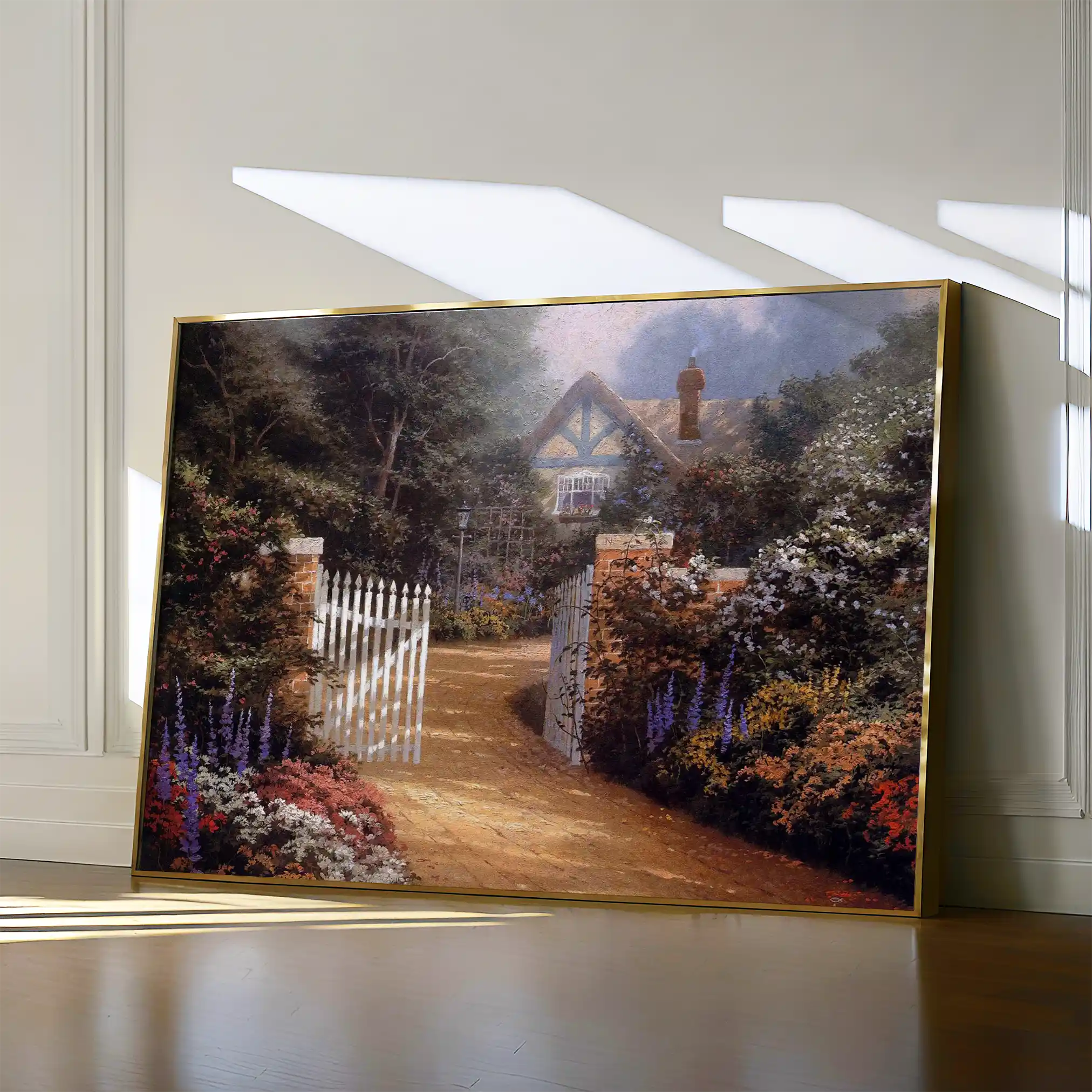 Landscape 087 Canvas Art 60 x 40 cm / Black
