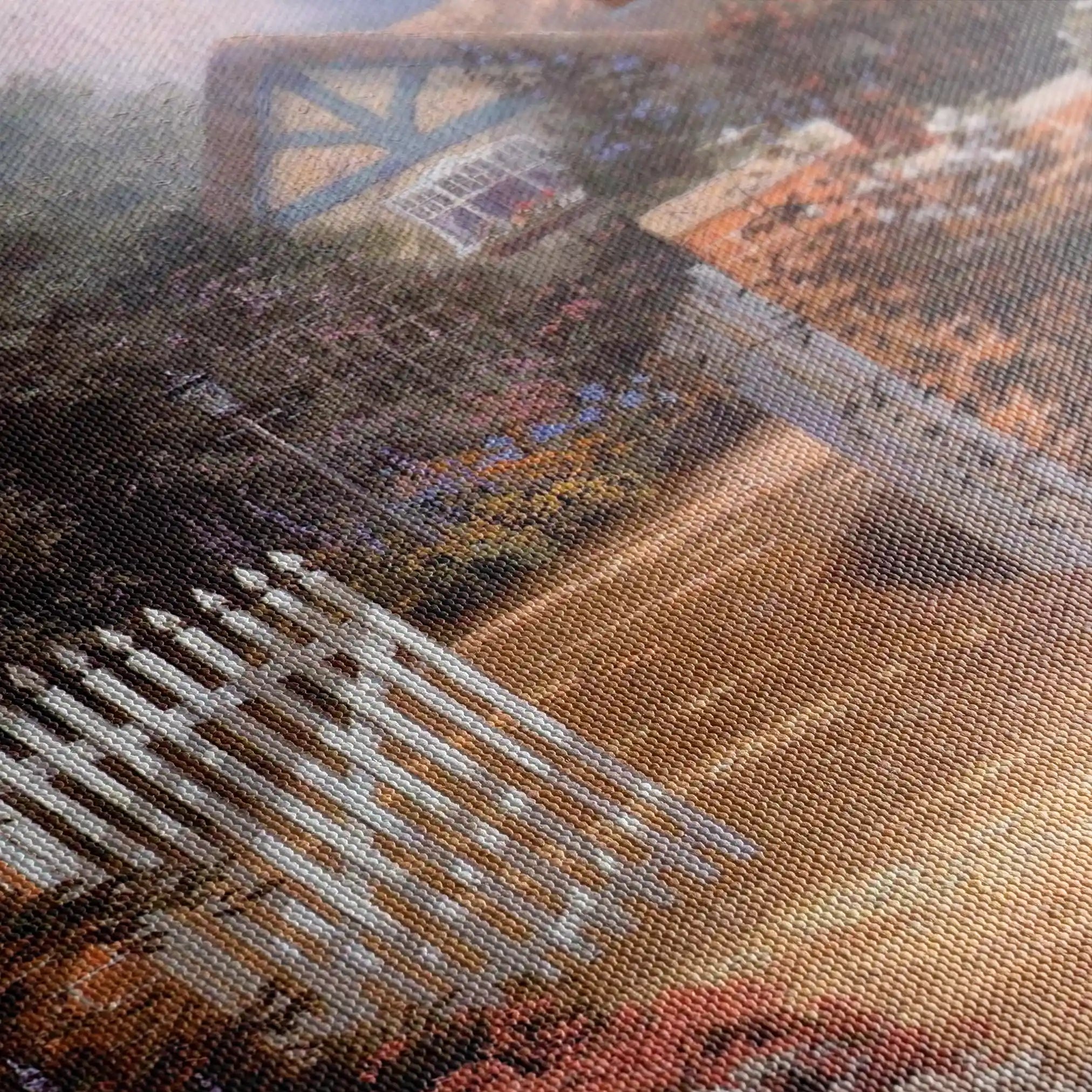 Landscape 087 Canvas Art 60 x 40 cm / Black