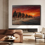 Orientalist 087 Canvas Art 18" x 24" / 45 x 60 cm / Black