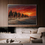 Orientalist 087 Canvas Art 18" x 24" / 45 x 60 cm / Black