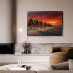 Orientalist 087 Canvas Art 18" x 24" / 45 x 60 cm / Black