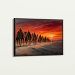 Orientalist 087 Canvas Art 18" x 24" / 45 x 60 cm / Black