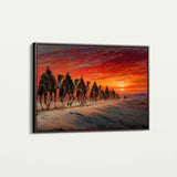 Orientalist 087 Canvas Art 18" x 24" / 45 x 60 cm / Black