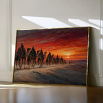 Orientalist 087 Canvas Art 60 x 40 cm / Black