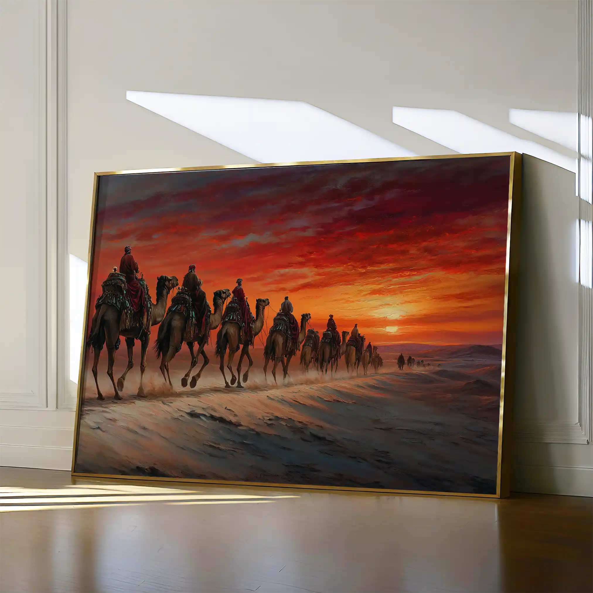 Orientalist 087 Canvas Art 60 x 40 cm / Black