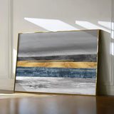 Abstract 088 Canvas Art 18" x 24" / 45 x 60 cm / Black
