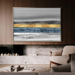 Abstract 088 Canvas Art 18" x 24" / 45 x 60 cm / Black
