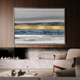 Abstract 088 Canvas Art 18" x 24" / 45 x 60 cm / Black