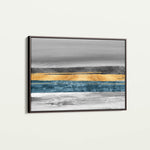 Abstract 088 Canvas Art 18" x 24" / 45 x 60 cm / Black