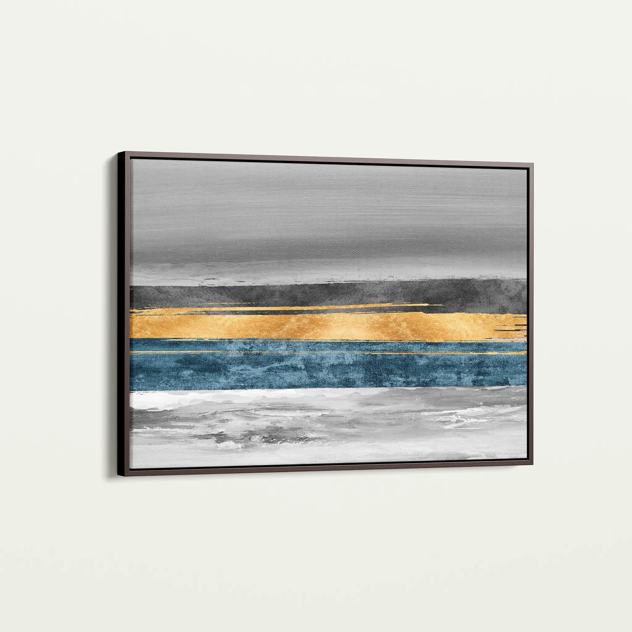 Abstract 088 Canvas Art 18" x 24" / 45 x 60 cm / Black