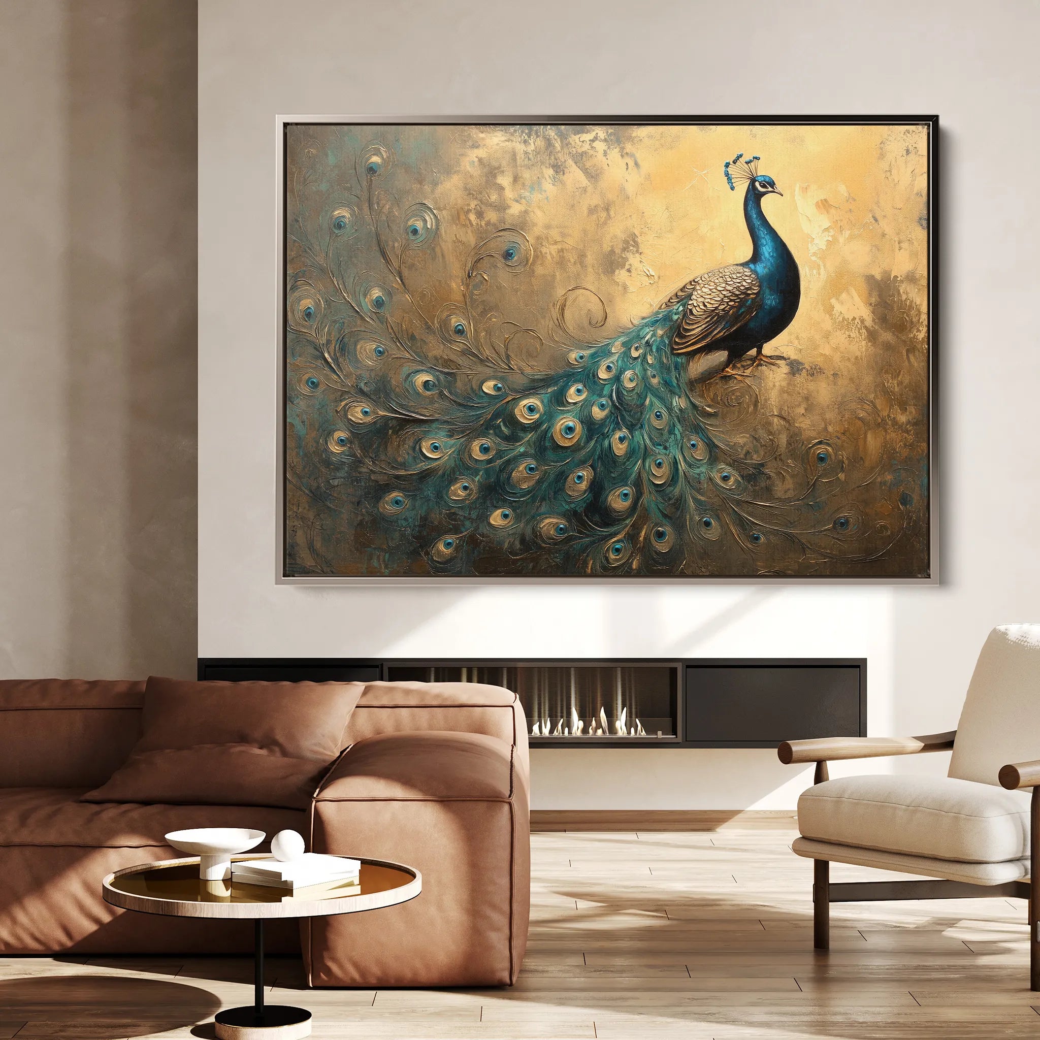 Animals 088 Canvas Art 18" x 24" / 45 x 60 cm / Black