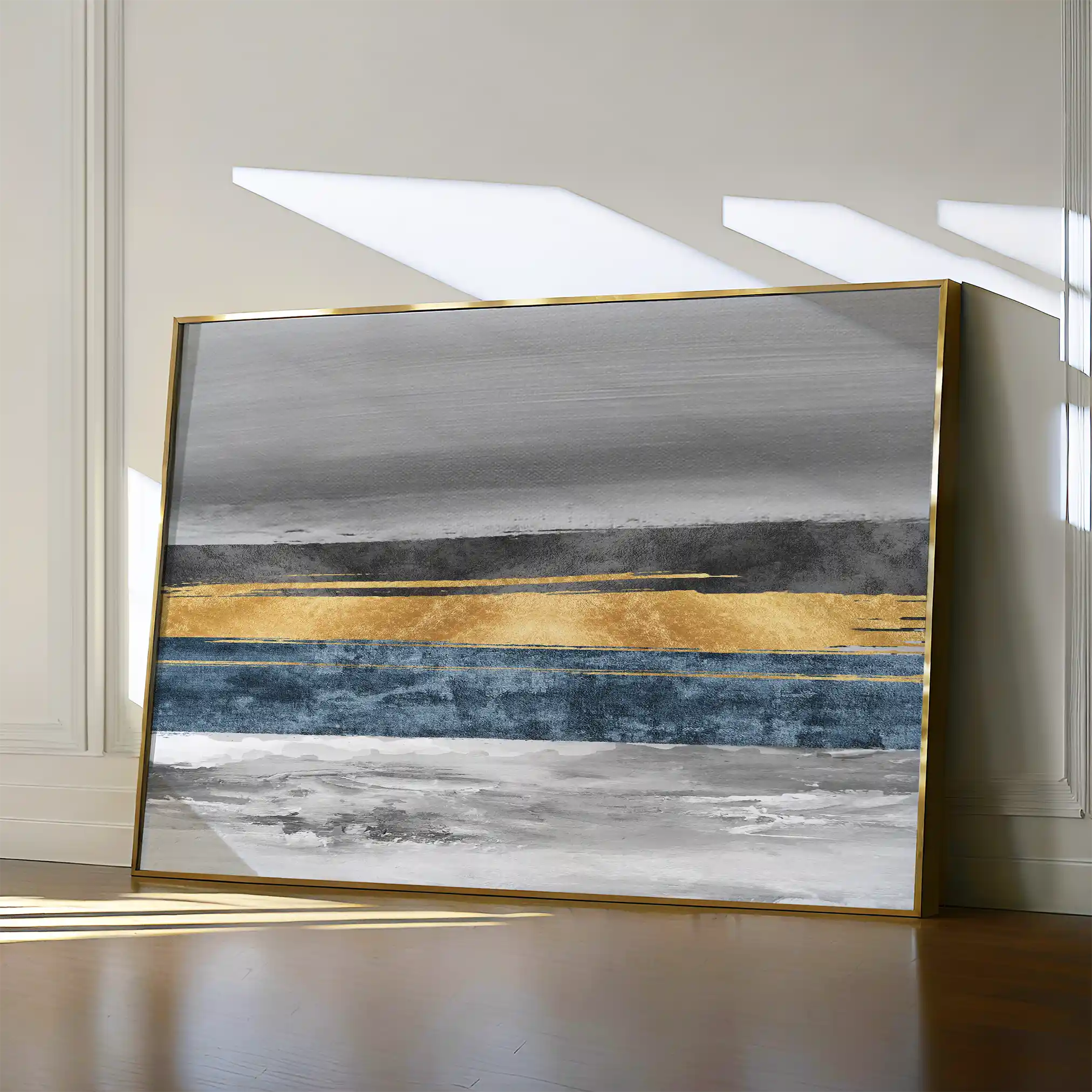 Abstract 088 Canvas Art 60 x 40 cm / Black