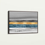 Abstract 088 Canvas Art 60 x 40 cm / Black