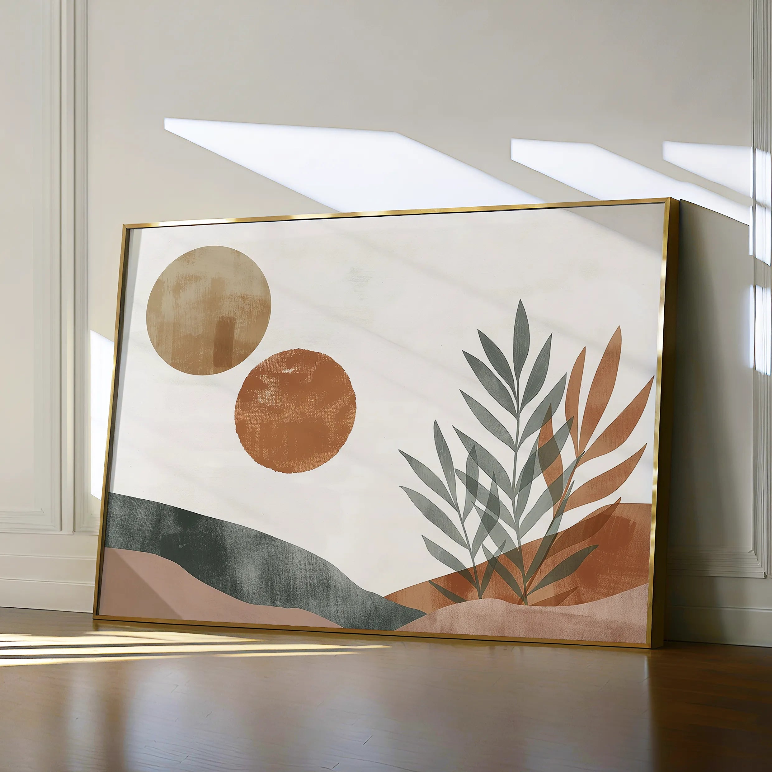 Boho 088 Canvas Art 18" x 24" / 45 x 60 cm / Black