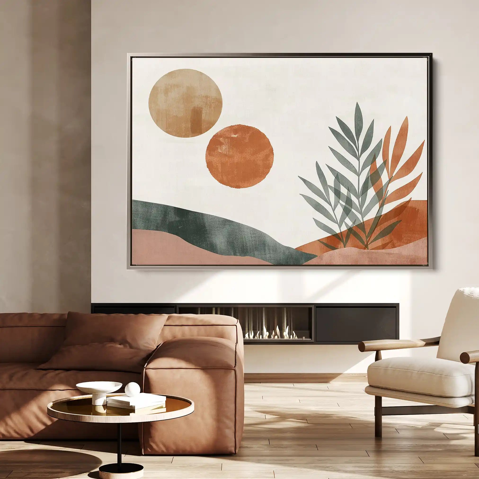 Boho 088 Canvas Art 60 x 40 cm / Black