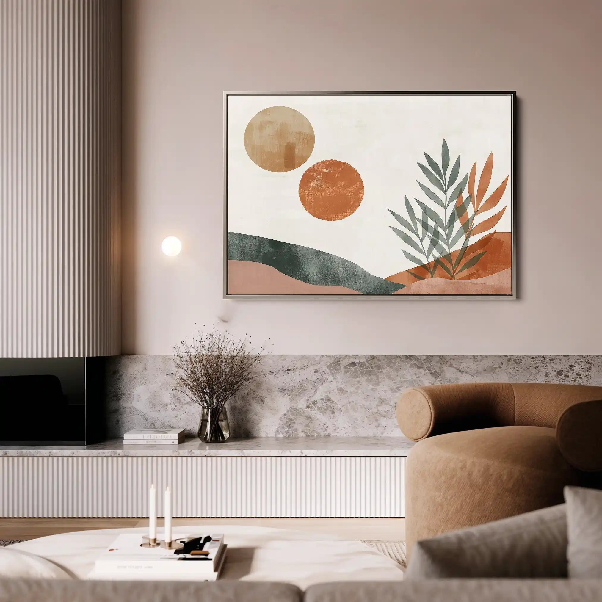 Boho 088 Canvas Art 60 x 40 cm / Black