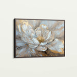 Floral 088 Canvas Art 18" x 24" / 45 x 60 cm / Black