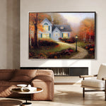 Landscape 088 Canvas Art 18" x 24" / 45 x 60 cm / Black