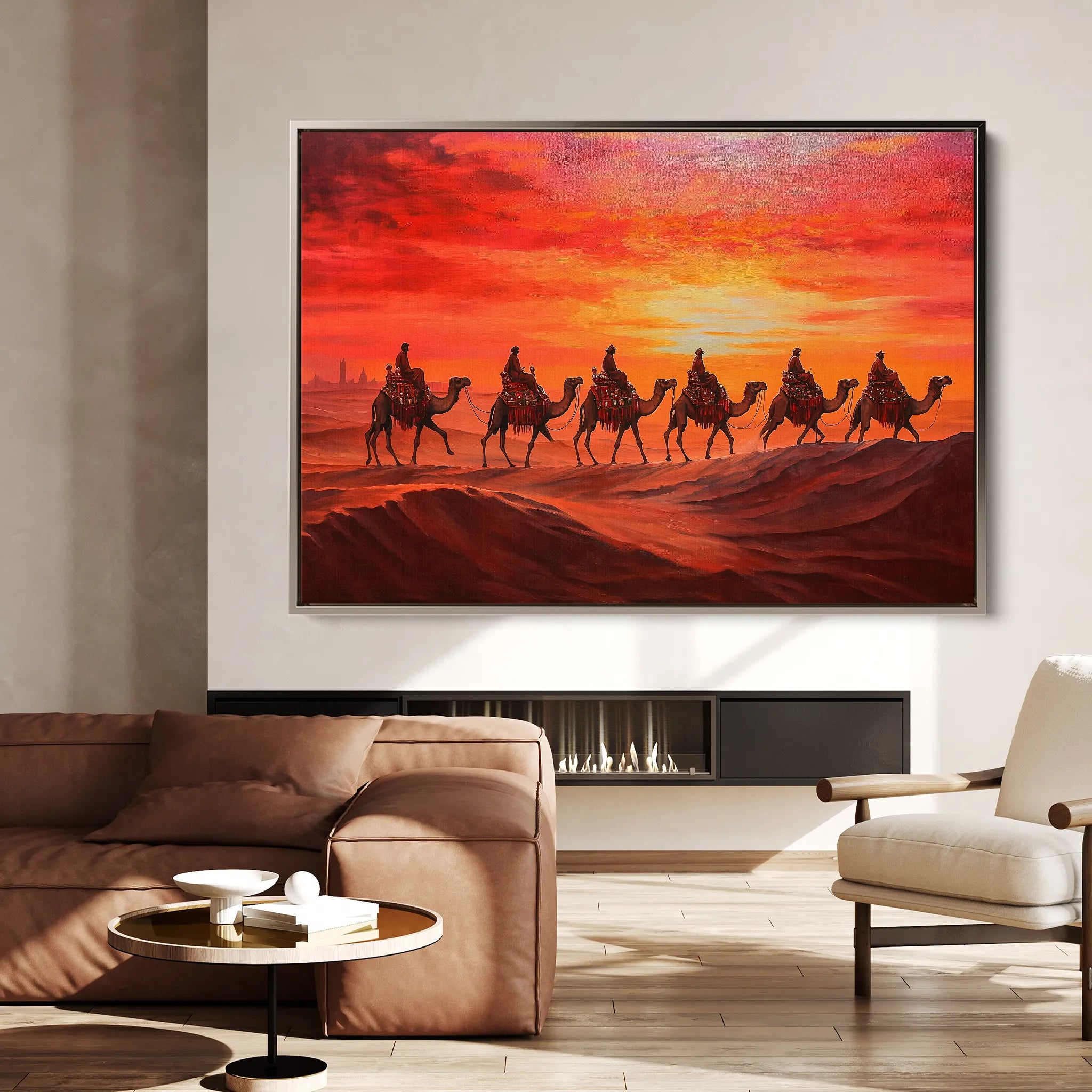 Orientalist 088 Canvas Art 18" x 24" / 45 x 60 cm / Black