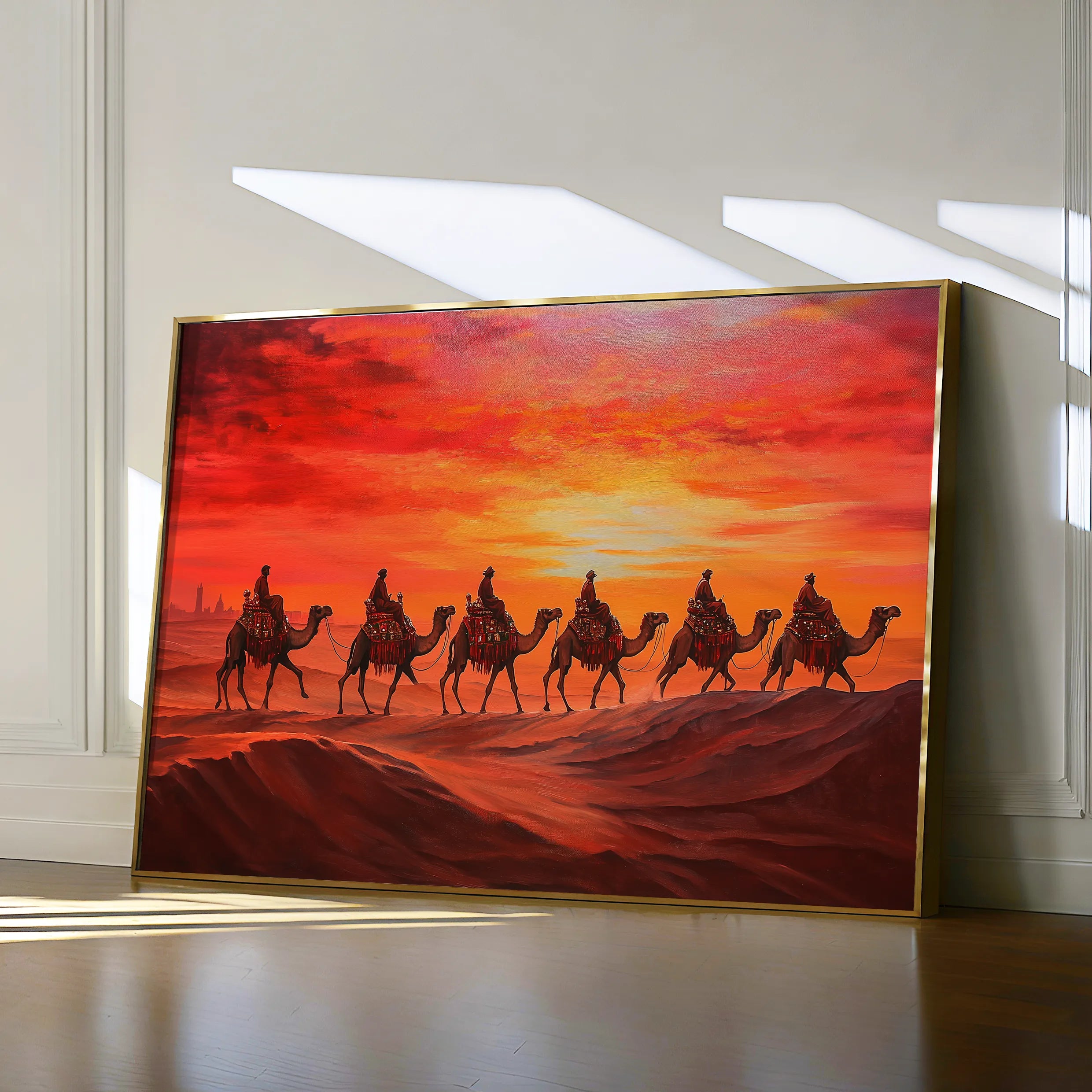 Orientalist 088 Canvas Art 18" x 24" / 45 x 60 cm / Black
