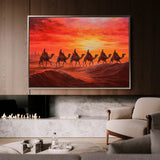 Orientalist 088 Canvas Art 18" x 24" / 45 x 60 cm / Black