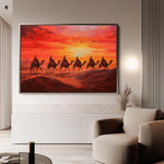 Orientalist 088 Canvas Art 18" x 24" / 45 x 60 cm / Black