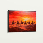 Orientalist 088 Canvas Art 18" x 24" / 45 x 60 cm / Black