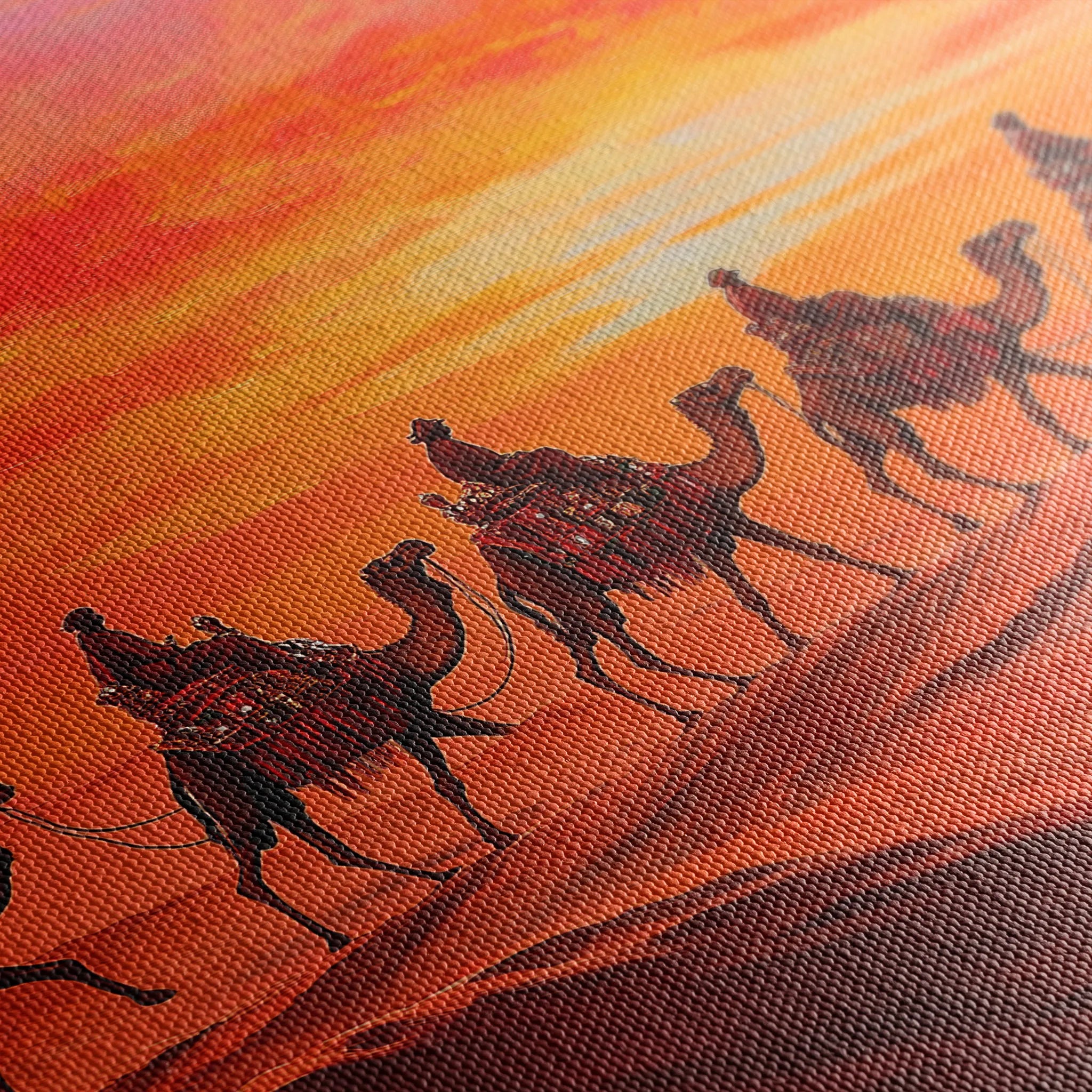 Orientalist 088 Canvas Art 18" x 24" / 45 x 60 cm / Black