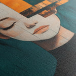 Portrait 088 Canvas Art 60 x 40 cm / Black