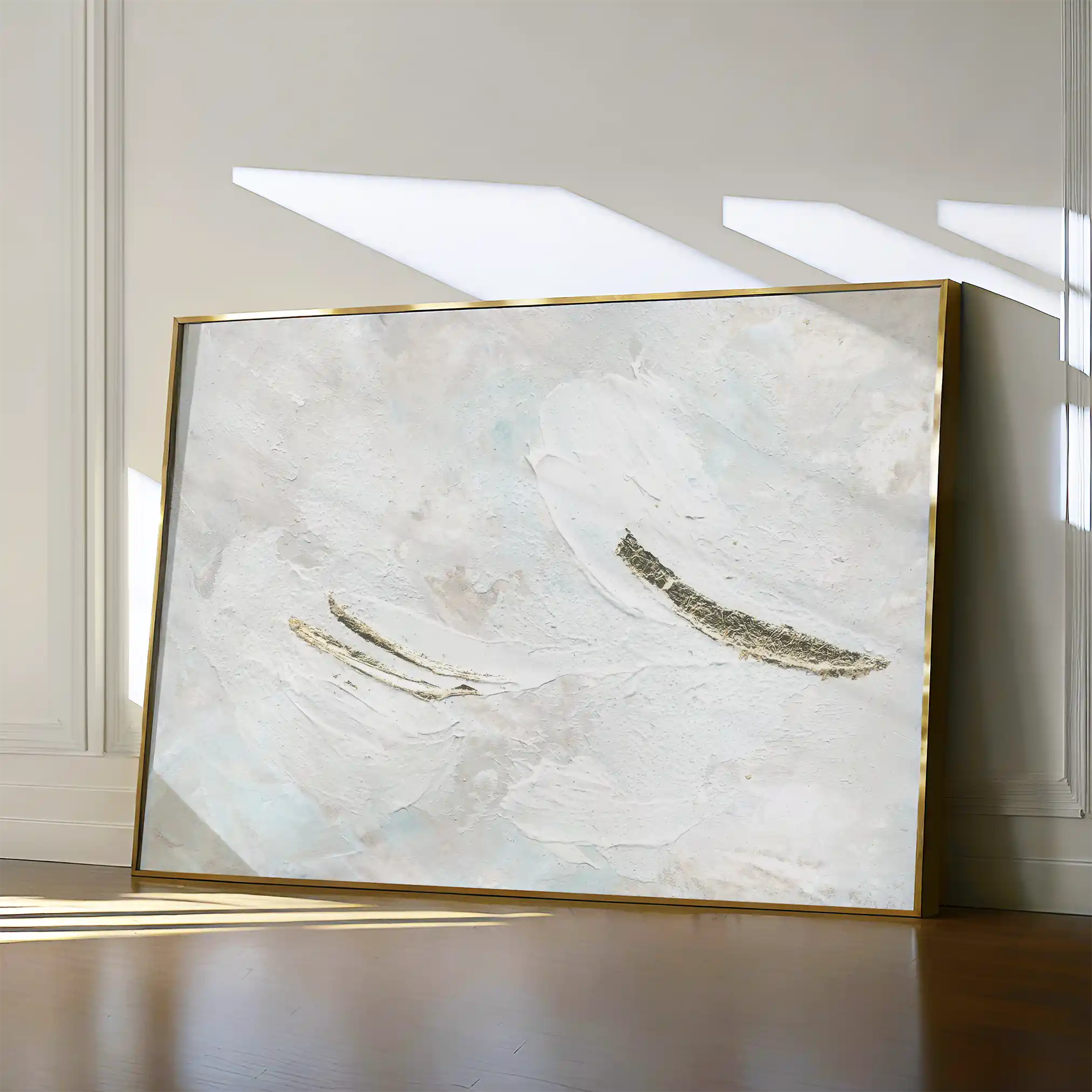 Abstract 089 Canvas Art 18" x 24" / 45 x 60 cm / Black