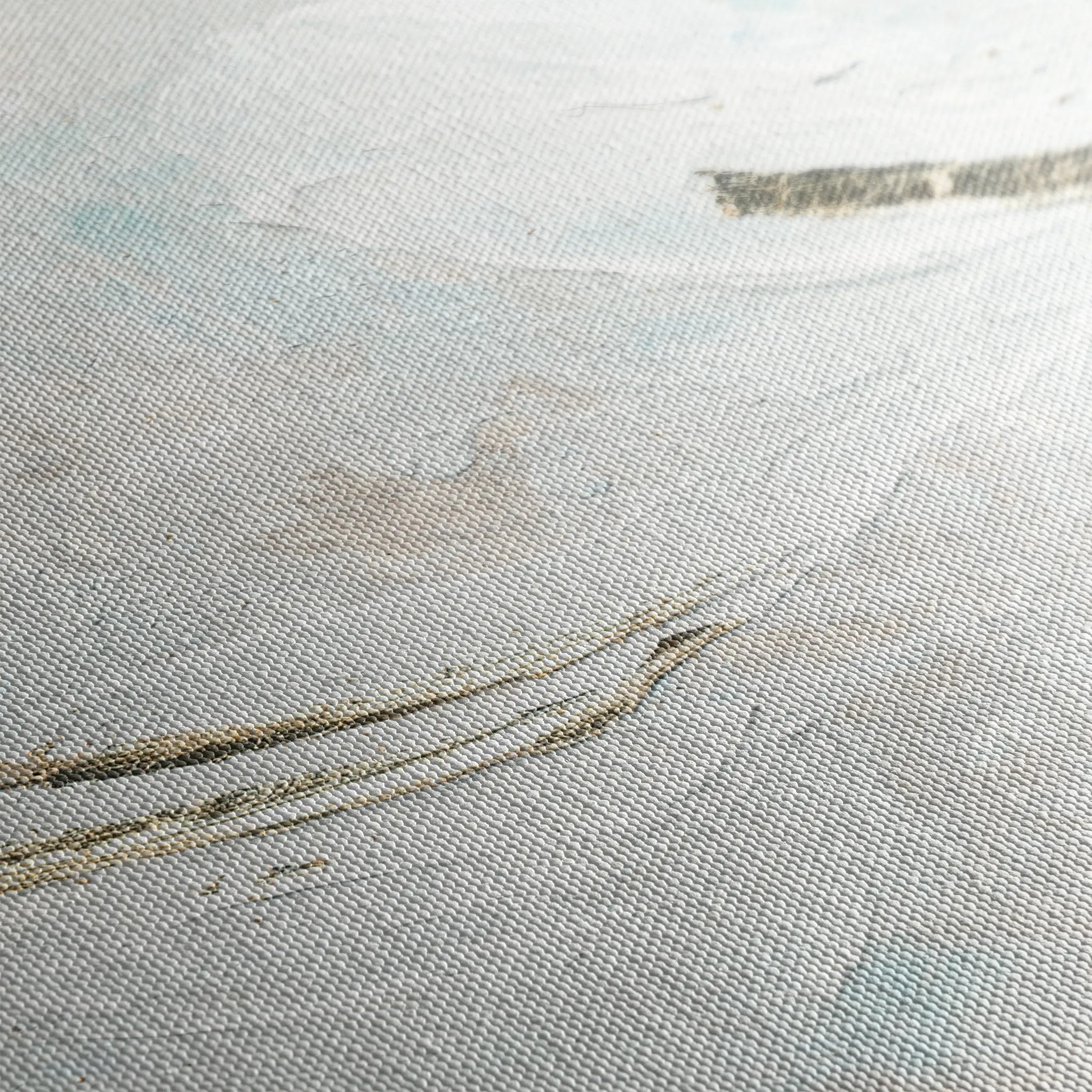 Abstract 089 Canvas Art 18" x 24" / 45 x 60 cm / Black