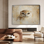 Animals 089 Canvas Art 18" x 24" / 45 x 60 cm / Black