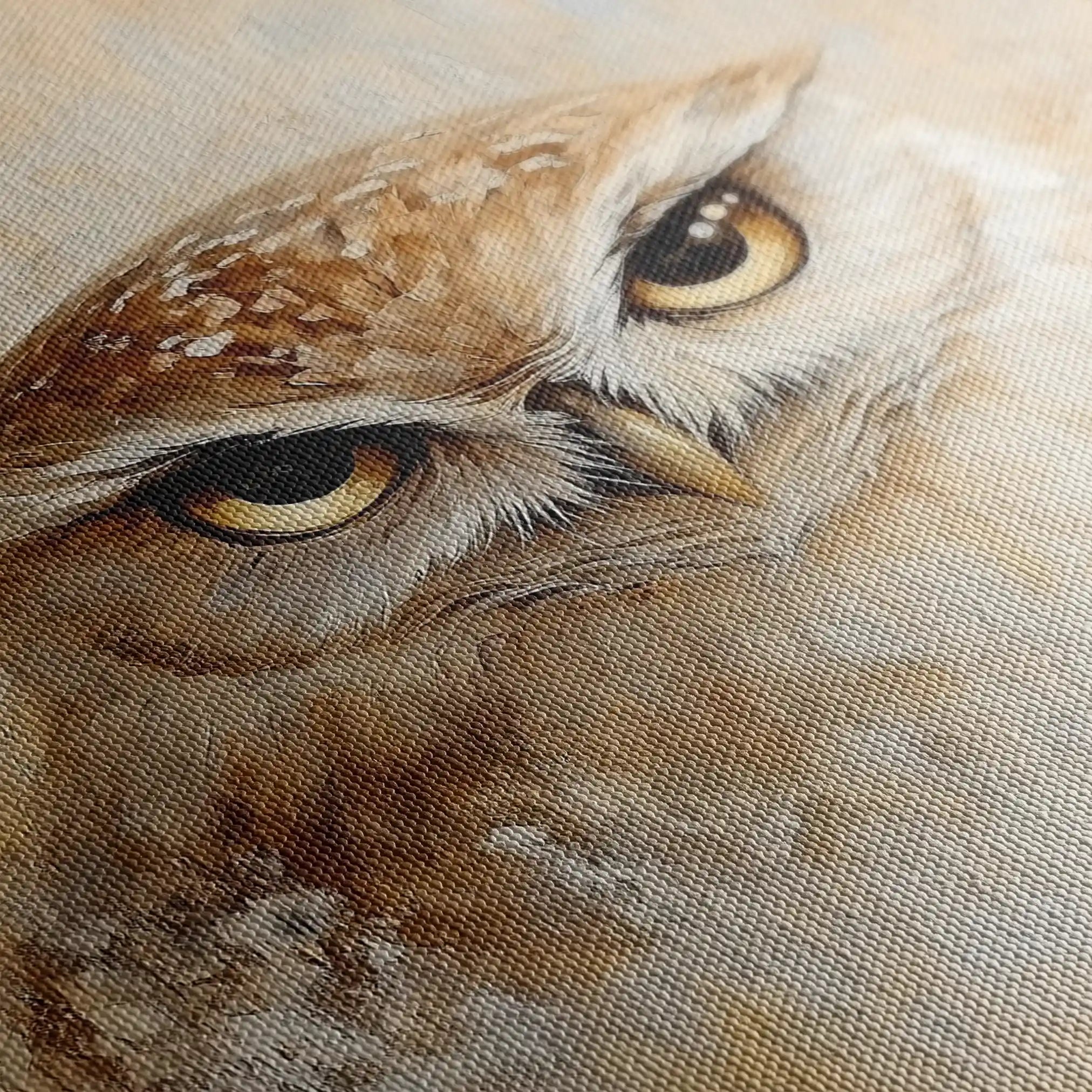 Animals 089 Canvas Art 60 x 40 cm / Black