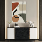Boho 089 Canvas Art 18" x 24" / 45 x 60 cm / Black