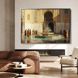 Orientalist 089 Canvas Art 18" x 24" / 45 x 60 cm / Black